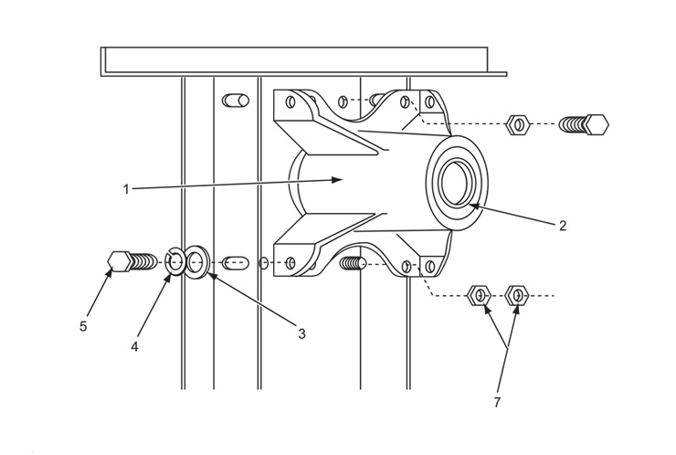 Dexter Swd Dryer - Bearing Housing Assembly